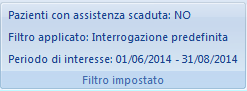 5. Filtro impostato