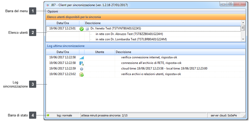 Client per sincronizzazione Cloud/Rete