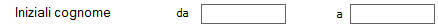 3. Filtro per iniziali cognome