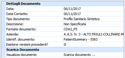 2. Dettagli documento